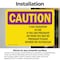 Signmission Radiation & Laser Sign, 5 in H x 7 in W, Vinyl Decal, Rectangle OS-2PACK-CR-D-57-L-10217 - alternate 4